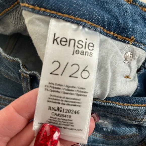 Kensie Medium Wash Jeans High Rise Bootcut “The Tessa” Women’s Size 2 - Picture 10 of 14